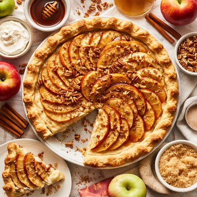 Image of Maple Apple Cream Pie