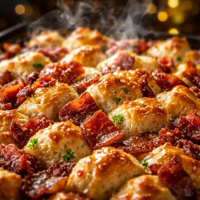 Image of Maple Bacon Biscuit Bake