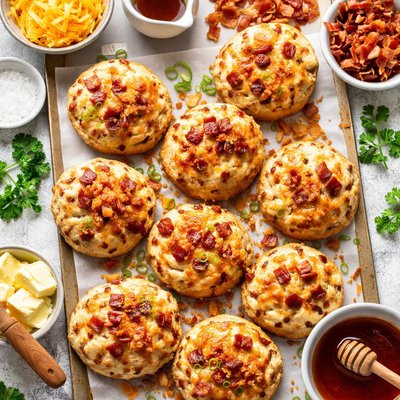 Image of Maple Bacon Biscuits