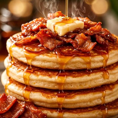 Image of Maple Bacon Pancakes