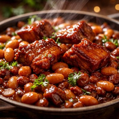 Image of Maple Baked Pork and Beans