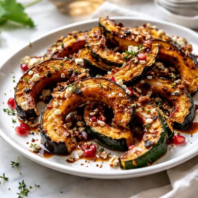 Image of Maple Baked Squash with Balsamic Vinegar