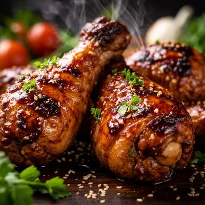 Image of Maple Barbecued Chicken Drumsticks