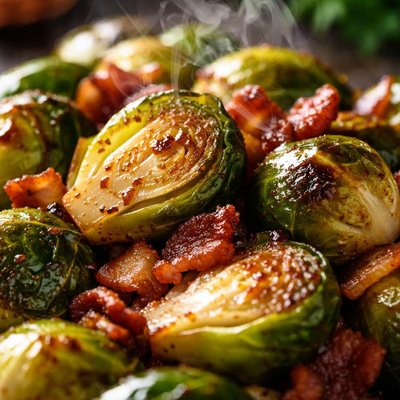 Image of Maple Brussels Sprouts with Bacon