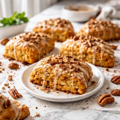 Image of Maple Cinnamon Sweet Potato Scones with Pecans