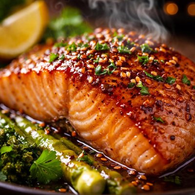 Image of Maple Glazed Salmon or Trout