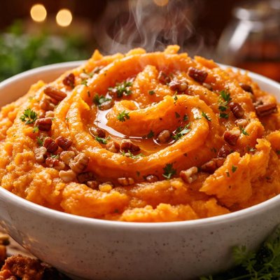 Image of Maple Mashed Sweet Potatoes