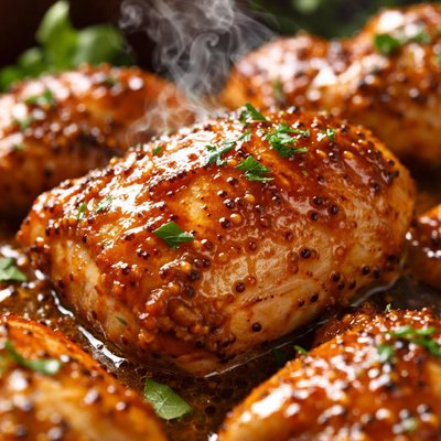 Image of Maple Mustard Baked Chicken