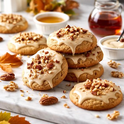 Image of Maple Nut Cookies with Maple Icing