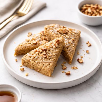Image of Maple Oatmeal Hazelnut Shortbread