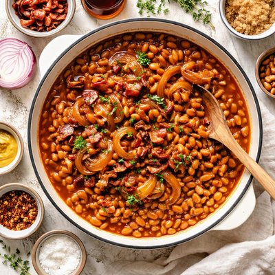 Image of Maple Onion Baked Beans