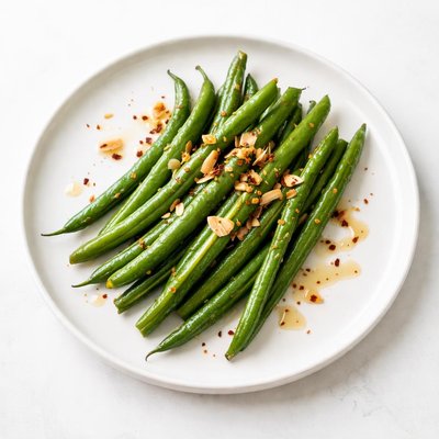 Image of Maple or Honey Pan Roasted Green Beans