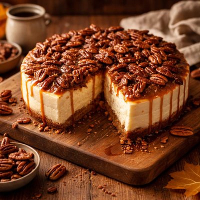 Image of Maple Pecan Cheesecake Eh
