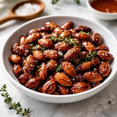 Image of Maple Roasted Almonds with Fleur De Sel Les Fougeres