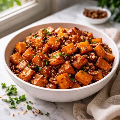 Image of Maple Roasted Sweet Potatoes