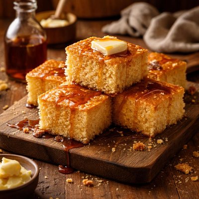 Image of Maple Syrup Cornbread