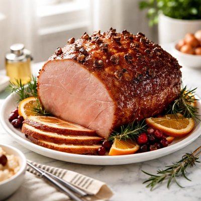 Image of Maple Syrup Glazed Ham Jambon Glac a L Rable
