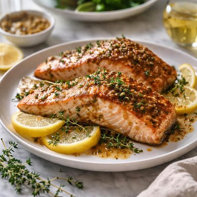Image of Maple Thyme Mustard Salmon