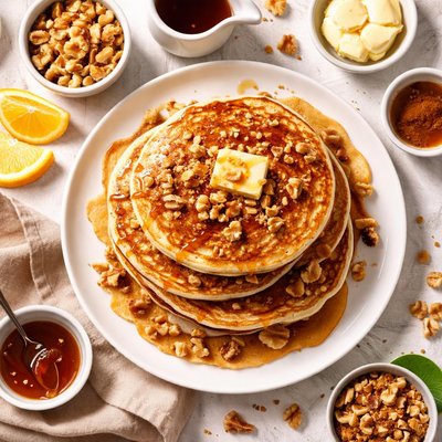 Image of Maple Walnut Pancakes