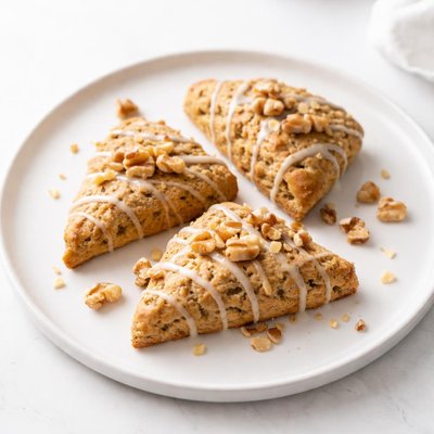 Image of Maple Walnut Scones Low Fat Low Sugar