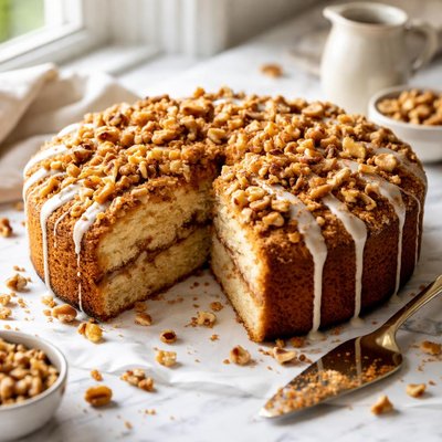 Image of Maple Walnut Streusel Coffee Cake
