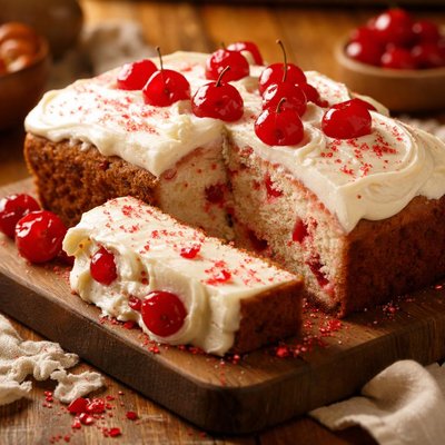 Image of Maraschino Cherry Cake