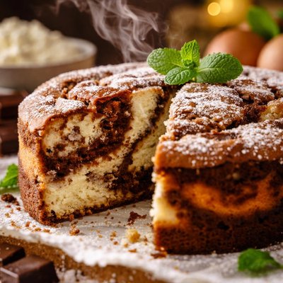 Image of Marble Ricotta Cake