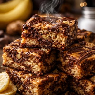 Image of Marbled Banana Bars