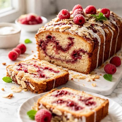 Image of Marbled Raspberry Coffee Cake