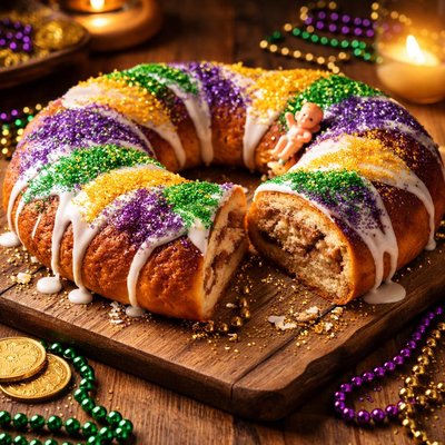 Image of Mardi Gras King Cake