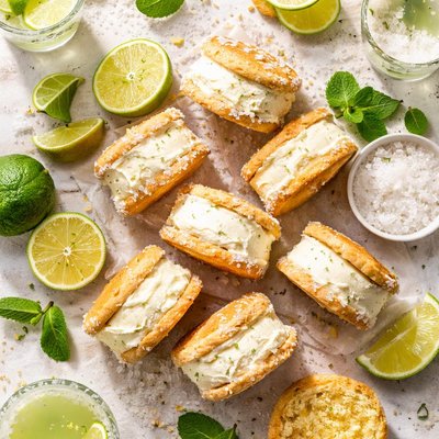 Image of Margarita Ice Cream Sandwiches