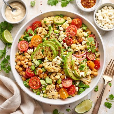 Image of Marinated Avocado Cauliflower Delight