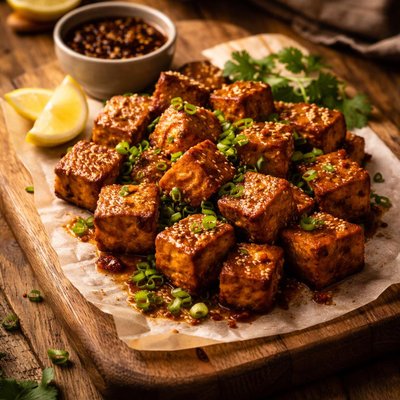 Image of Marinated Baked Tofu