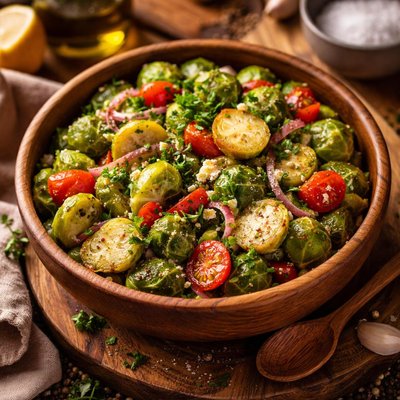 Image of Marinated Brussels Sprouts Salad