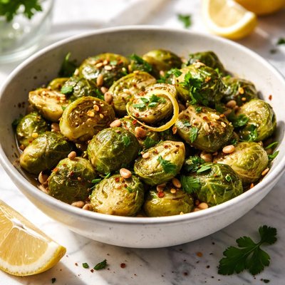 Image of Marinated Brussels Sprouts with Lemon