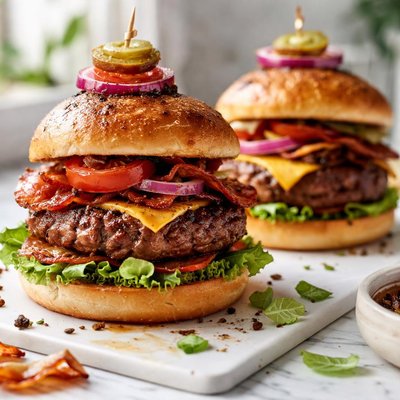 Image of Marinated Burgers