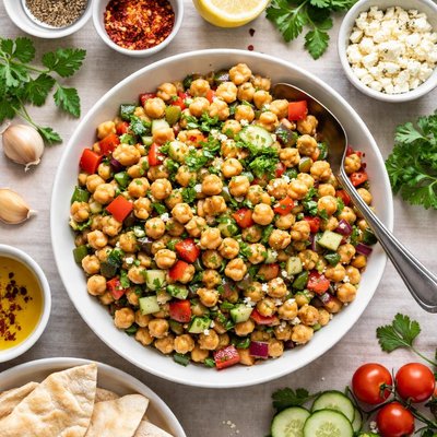 Image of Whole30 Marinated Chickpeas