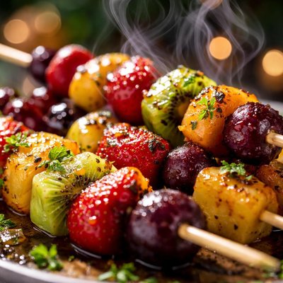Image of Marinated Fruit Kabobs