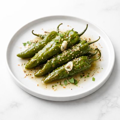 Image of Marinated Green Peppers