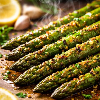 Image of Marinated Grilled Asparagus