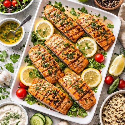 Image of Marinated Grilled Salmon