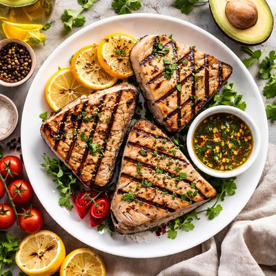 Image of Marinated Grilled Tuna Steak
