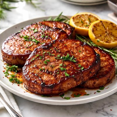 Image of Marinated Ham Steaks