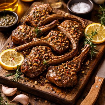 Image of Marinated Lemon Lamb Cutlets or Chops