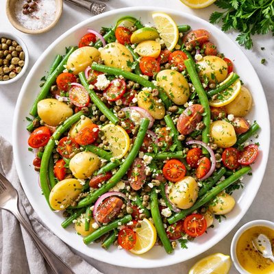 Image of Marinated Potato and Green Bean Salad