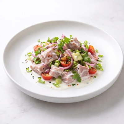 Image of Marinated Raw Fish in Coconut Cream Samoan Dish