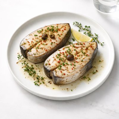 Image of Marinated Shark Steaks