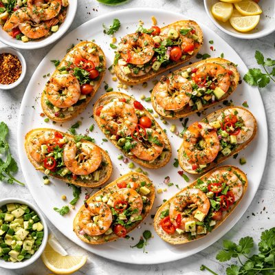 Image of Marinated Shrimp Canapes