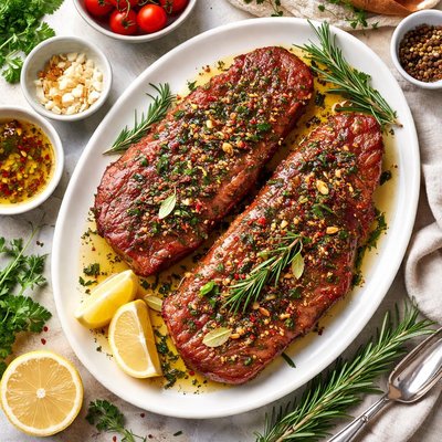 Image of Marinated Sirloin Steaks