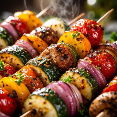 Image of Marinated Veggie Kabobs